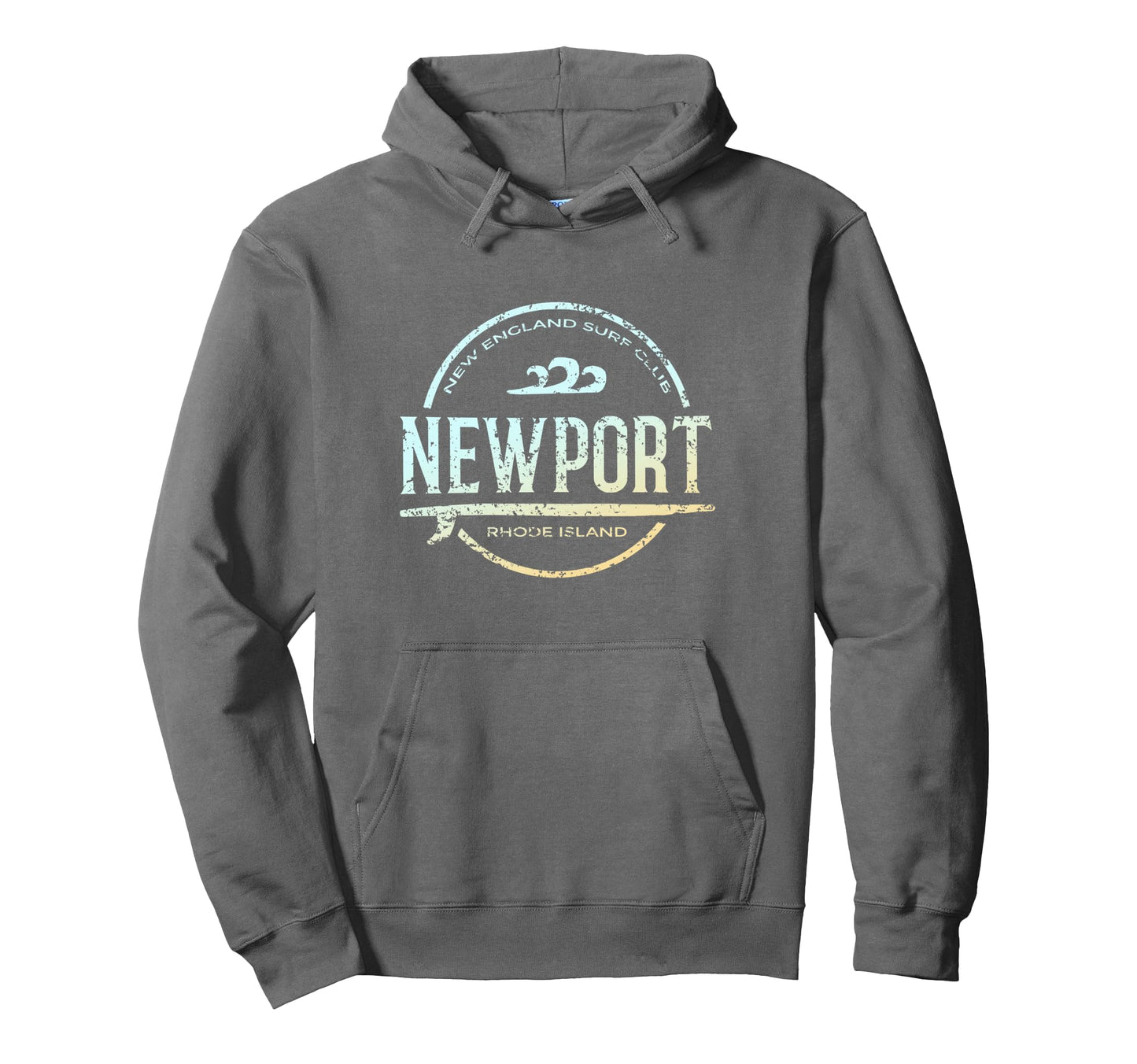 Newport Rhode Island Newport Ri Surf Hoodie - Trendy Graphic for Adults - T-Shirt, Sweatshirt, Hoodie