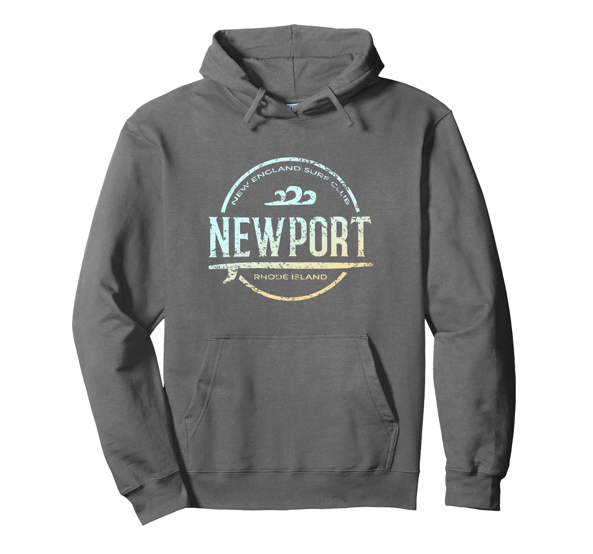 Newport Rhode Island Newport Ri Surf Hoodie - Trendy Graphic for Adults - T-Shirt, Sweatshirt, Hoodie