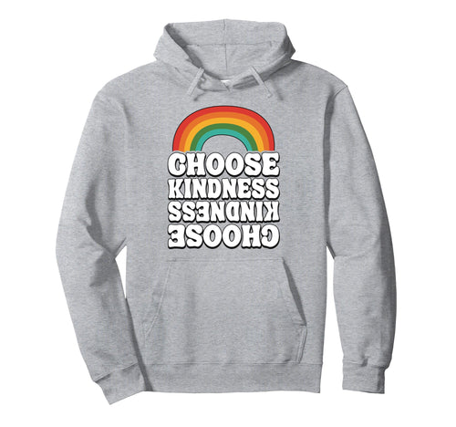 Positive Anti Bullying Rainbow Peace Hoodie - Trendy Graphic for Adults - T-Shirt, Sweatshirt, Hoodie
