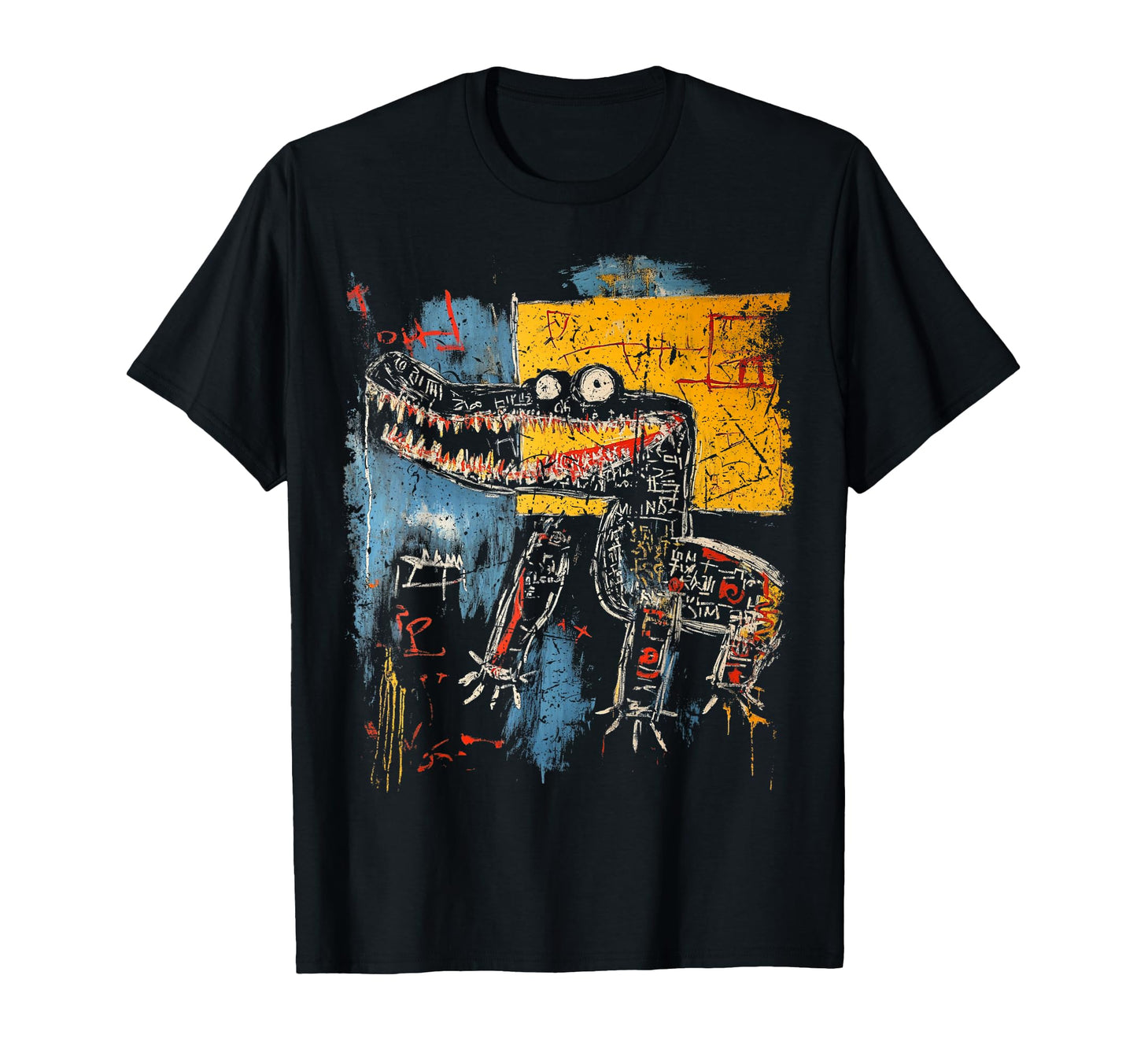 Pop Art Reptile 90S Graffiti T-Shirt - Unique Graphic Men Women - T-Shirt, Sweatshirt, Hoodie