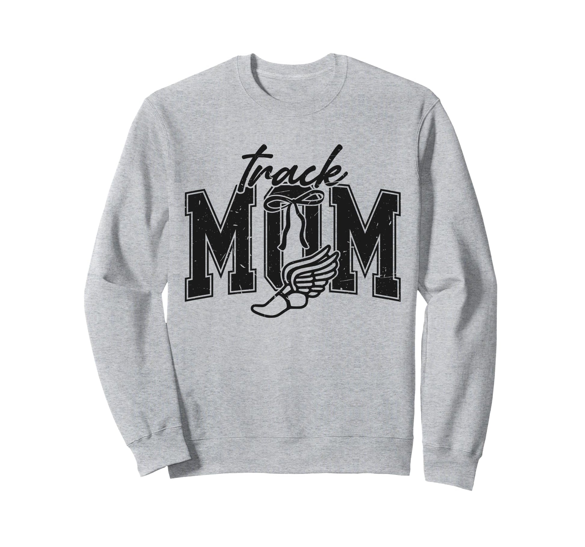 Track Mom Track Mama Game Day Sweatshirt - Fun Novelty Design Men Women - T-Shirt, Sweatshirt, Hoodie