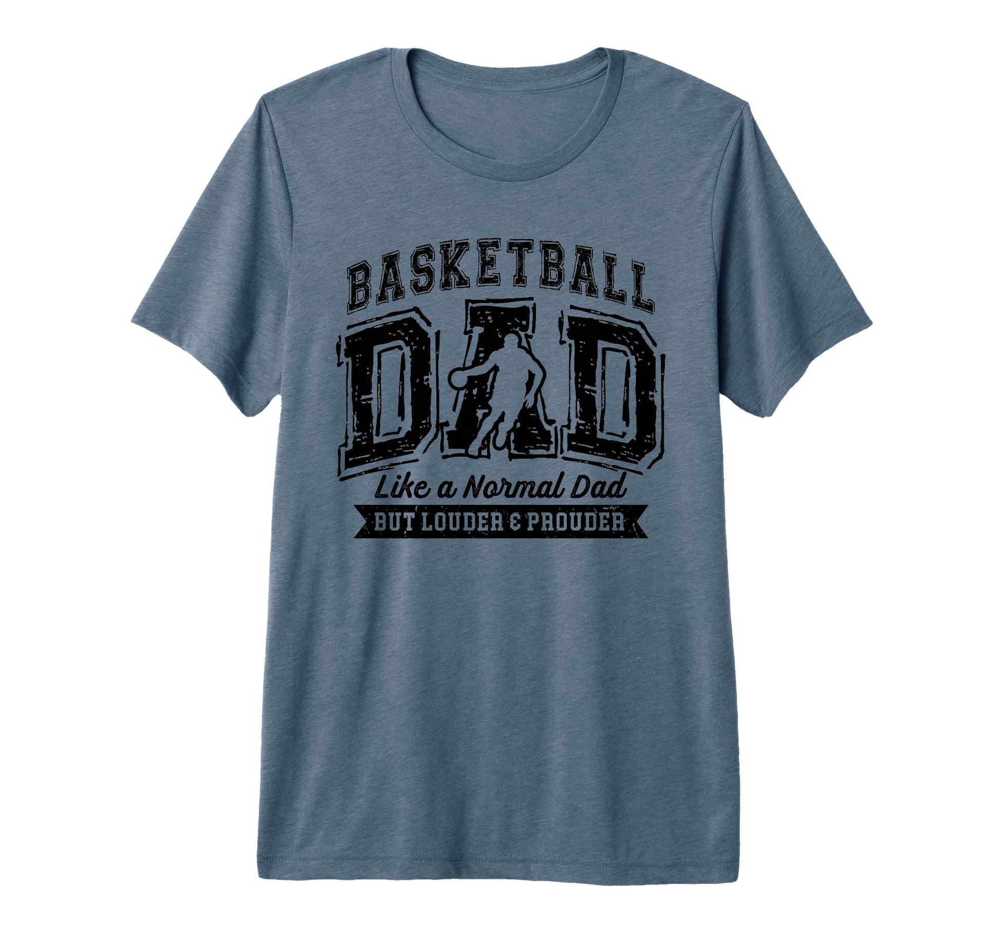 Mens Basketball Dad Like Normal Dad T-Shirt - Custom Art Print Unisex - T-Shirt, Sweatshirt, Hoodie