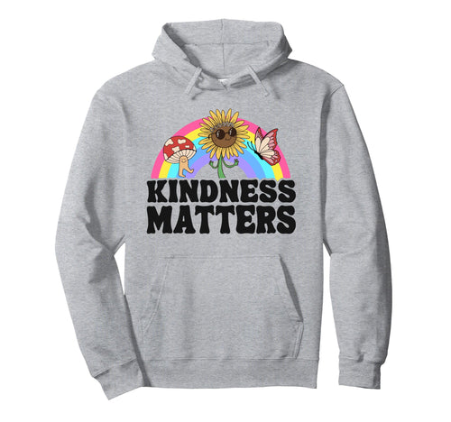 Hippie Sunflower Rainbow Sped Hoodie - Casual Everyday Wear for Adults - T-Shirt, Sweatshirt, Hoodie