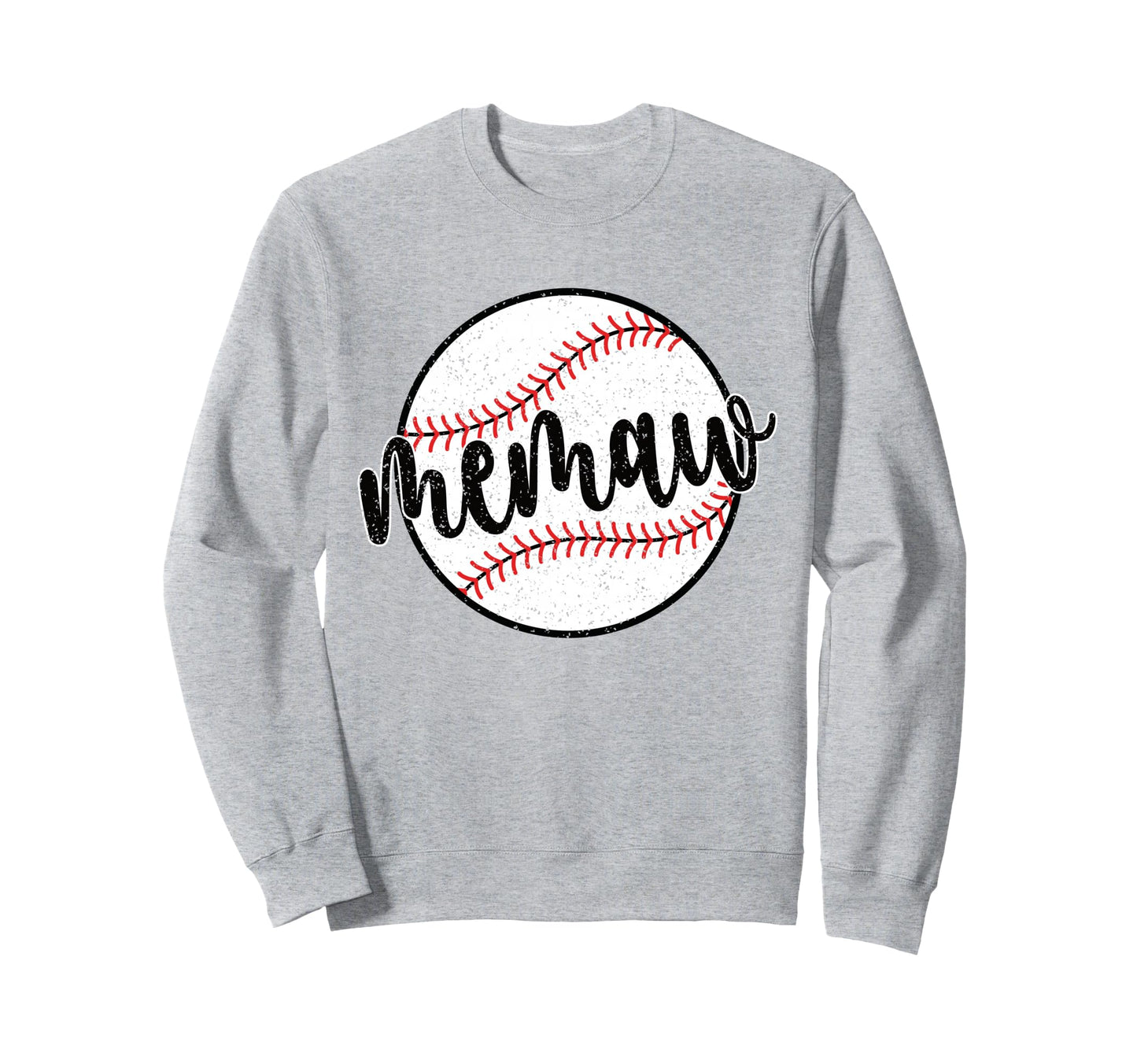 Proud Baseball Memaw Grandma Sweatshirt - Unique Graphic Men Women - T-Shirt, Sweatshirt, Hoodie