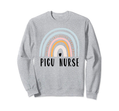 Picu Nurse Pediatric Intensive Boho Sweatshirt - Minimalist Print Unisex - T-Shirt, Sweatshirt, Hoodie