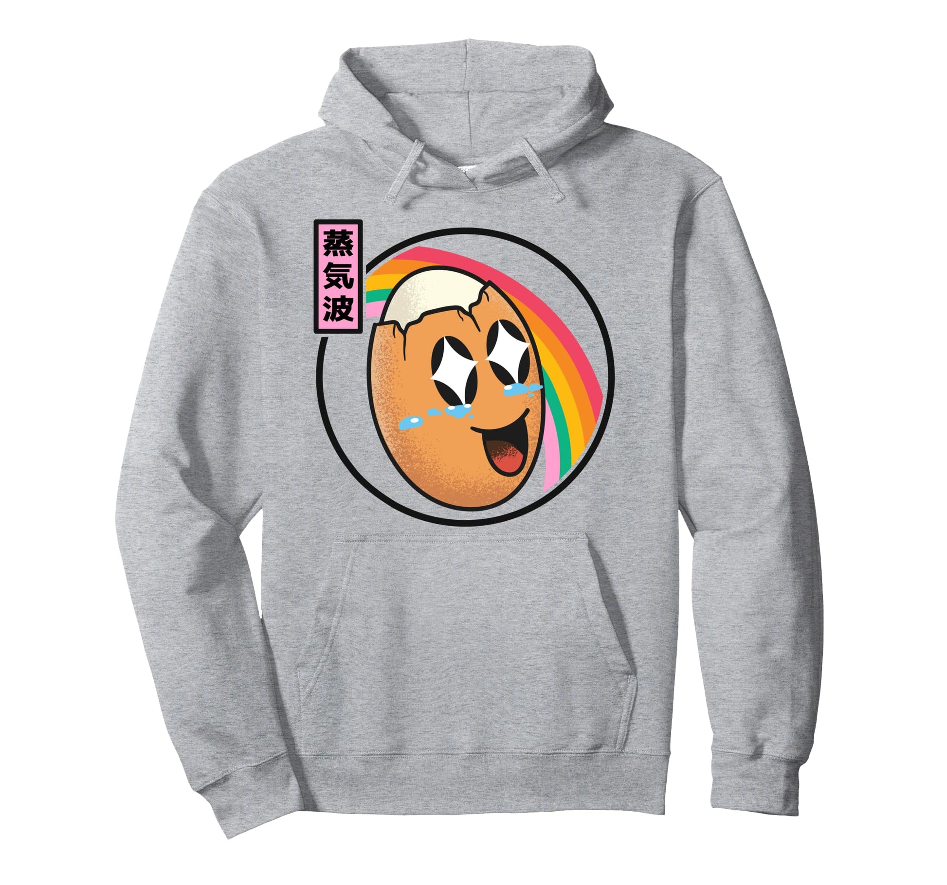 Japan Egg Kawaii Rainbow Anime Hoodie - Custom Art Print Unisex - T-Shirt, Sweatshirt, Hoodie