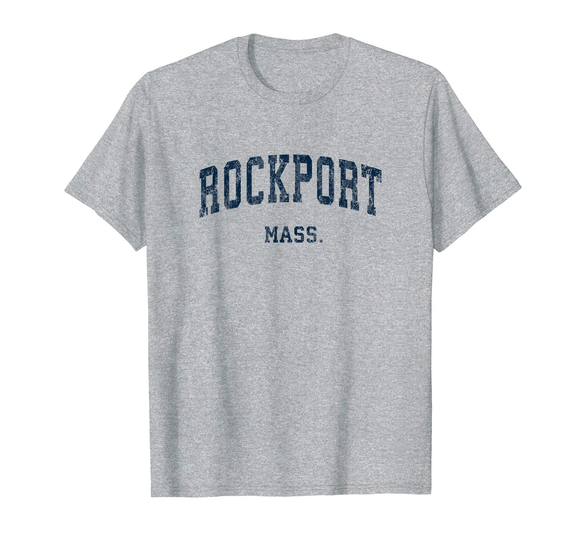 Rockport Massachusetts Ma Varsity T-Shirt - Fun Novelty Design for Adults - T-Shirt, Sweatshirt, Hoodie