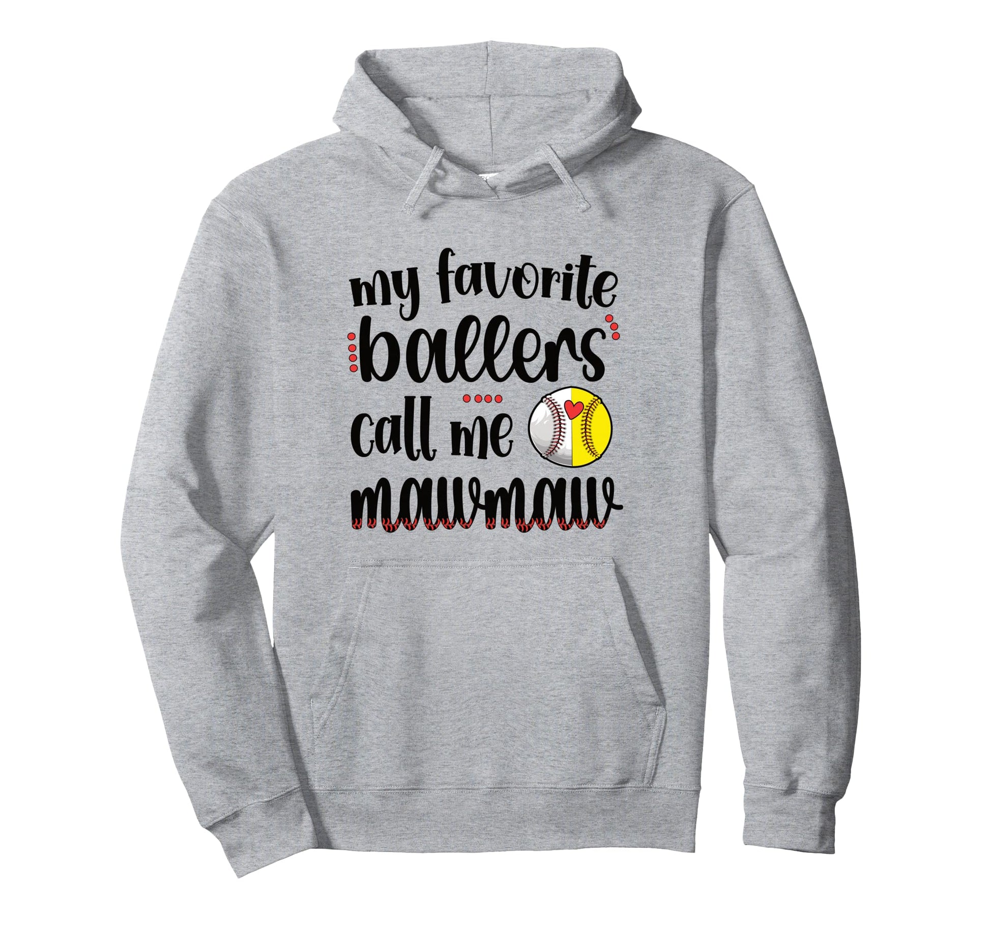 My Favorite Ballers Call Me Baseball Hoodie - Trendy Graphic for Adults - T-Shirt, Sweatshirt, Hoodie
