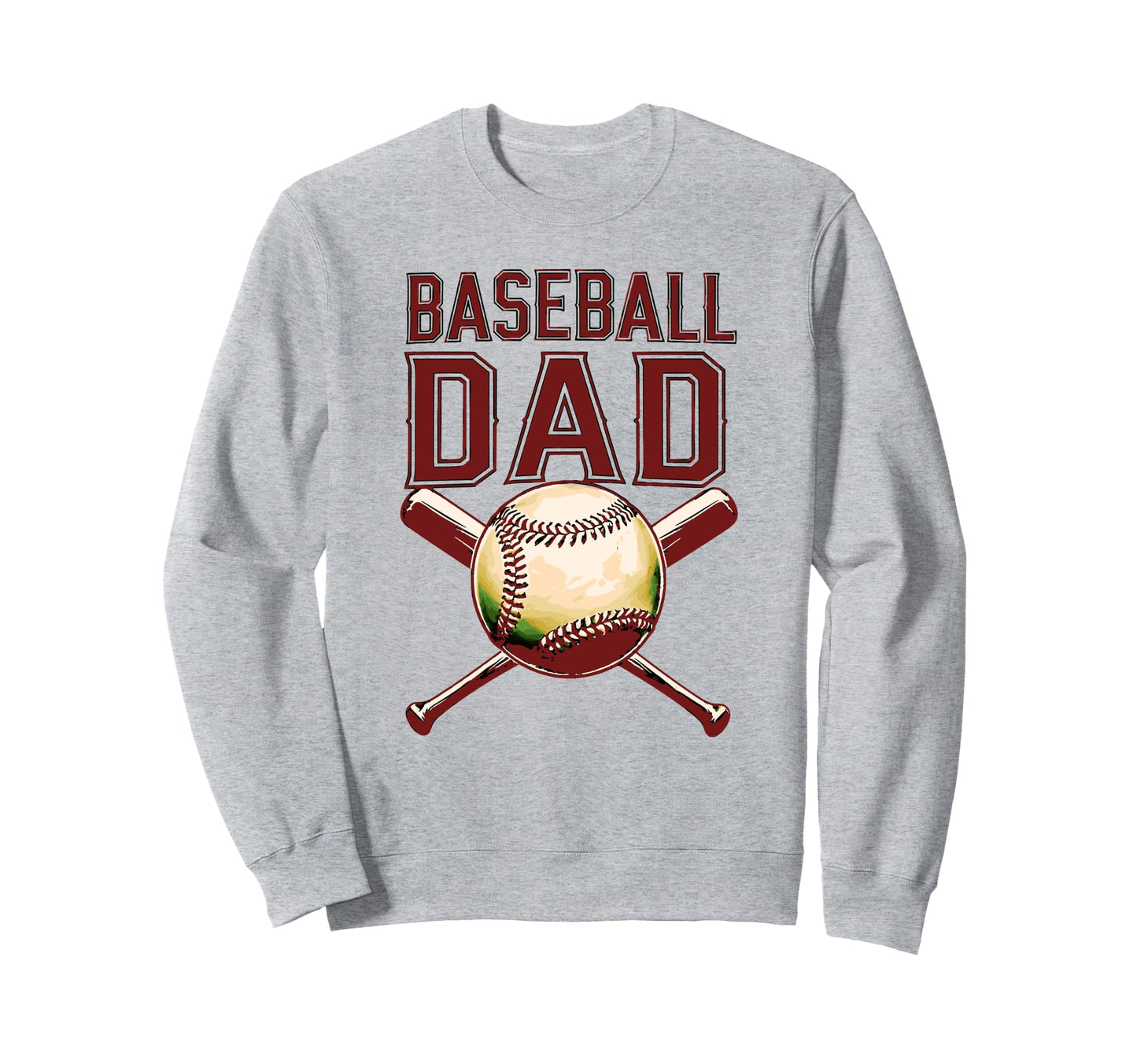 Baseball Dad Parent Ball Player Sweatshirt - Graphic Print Men Women - T-Shirt, Sweatshirt, Hoodie