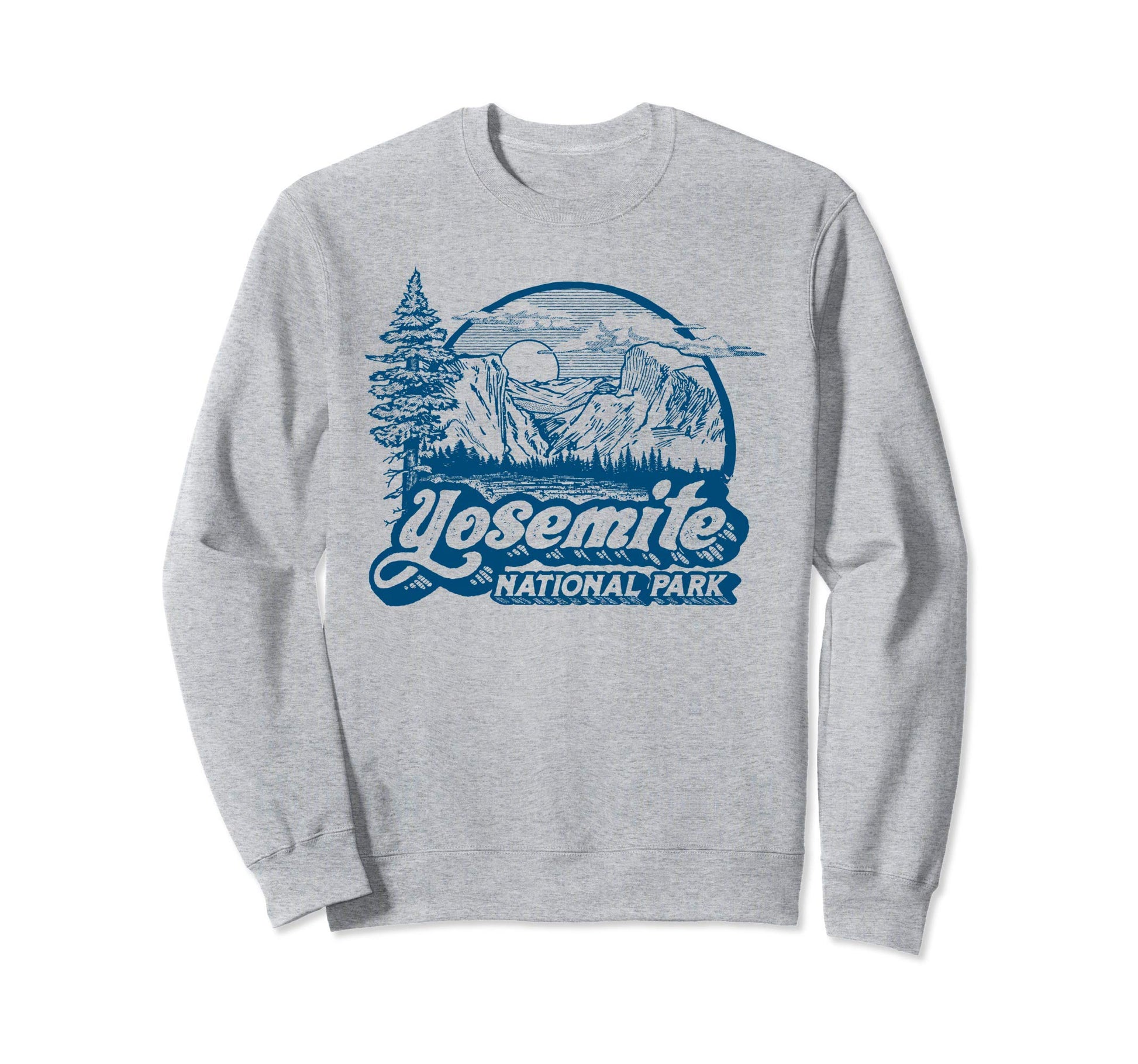 Yosemite National Park Eighties Sweatshirt - Minimalist Print for Adults - T-Shirt, Sweatshirt, Hoodie