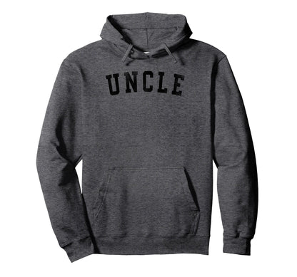 Uncle Bold Font Birthday Uncle Hoodie - Custom Art Print Men Women - T-Shirt, Sweatshirt, Hoodie