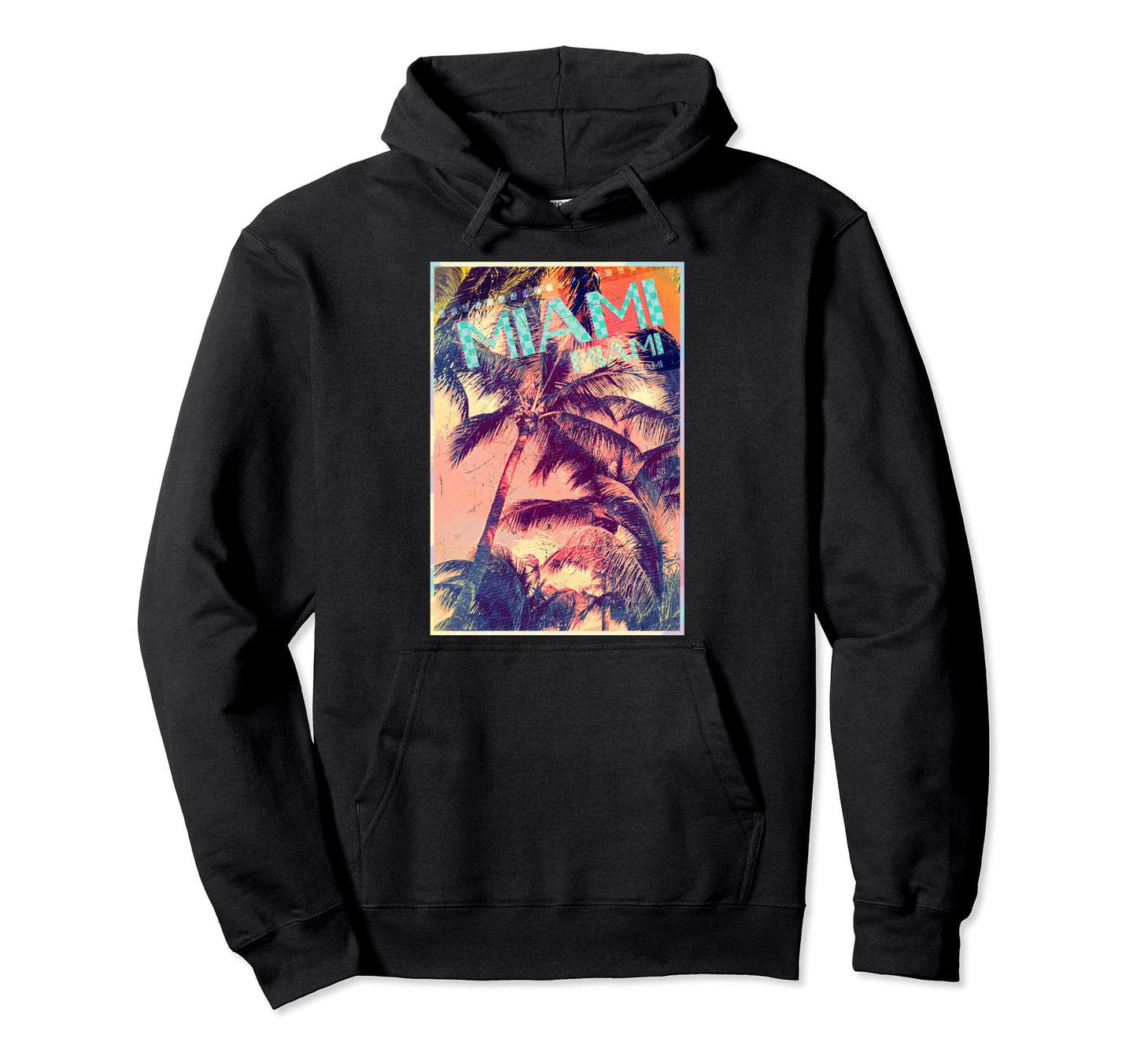 Mens Womens Childrens Miami Vaporwave Hoodie - Aesthetic Graphic Men Women - T-Shirt, Sweatshirt, Hoodie