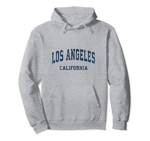 Los Angeles California Ca Varsity Hoodie - Minimalist Print Men Women - T-Shirt, Sweatshirt, Hoodie