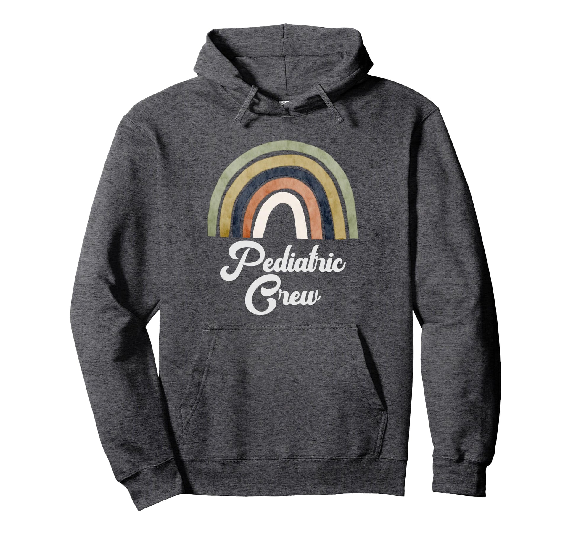 Boho Rainbow Pediatric Crew Hoodie - Aesthetic Graphic Men Women - T-Shirt, Sweatshirt, Hoodie