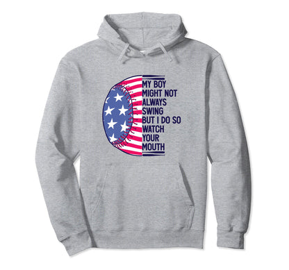 My Might Not Always Swing But I Do So Hoodie - Streetwear Style for Adults - T-Shirt, Sweatshirt, Hoodie