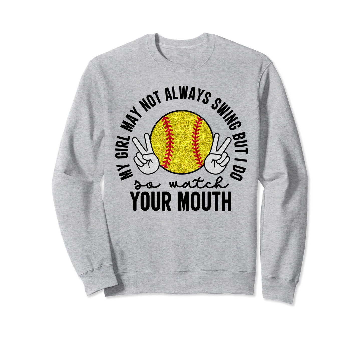 My May Not Always Swing But I Do Sweatshirt - Aesthetic Graphic Men Women - T-Shirt, Sweatshirt, Hoodie