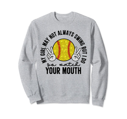 My May Not Always Swing But I Do Sweatshirt - Aesthetic Graphic Men Women - T-Shirt, Sweatshirt, Hoodie