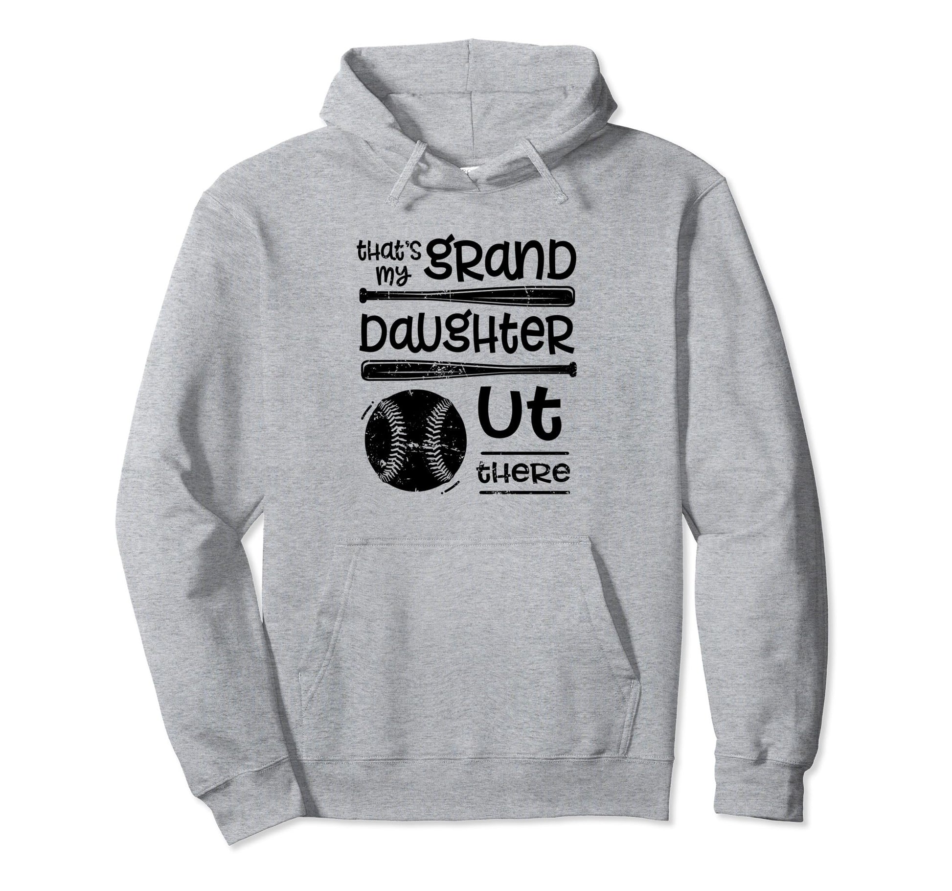 Thats My Granddaughter Out There Softball Hoodie - Graphic Print Men Women - T-Shirt, Sweatshirt, Hoodie