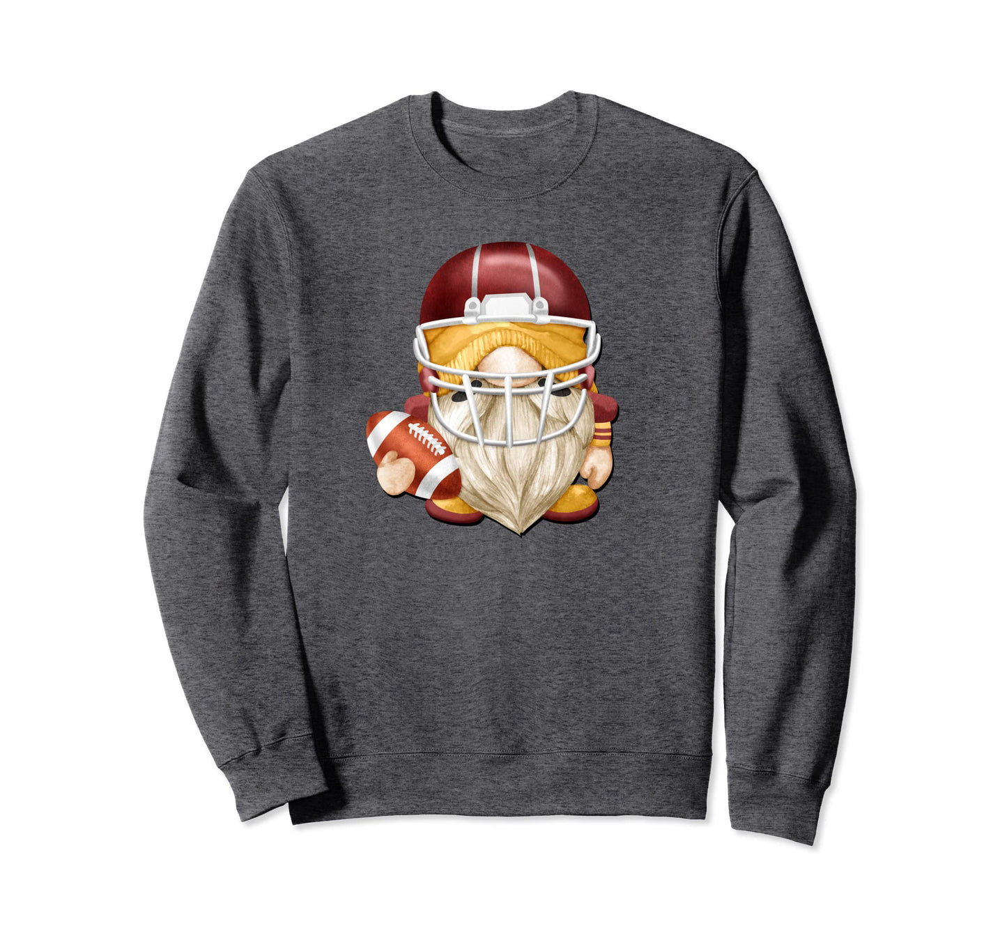Football Coach And Dad Gnome Sweatshirt - Aesthetic Graphic for Adults - T-Shirt, Sweatshirt, Hoodie