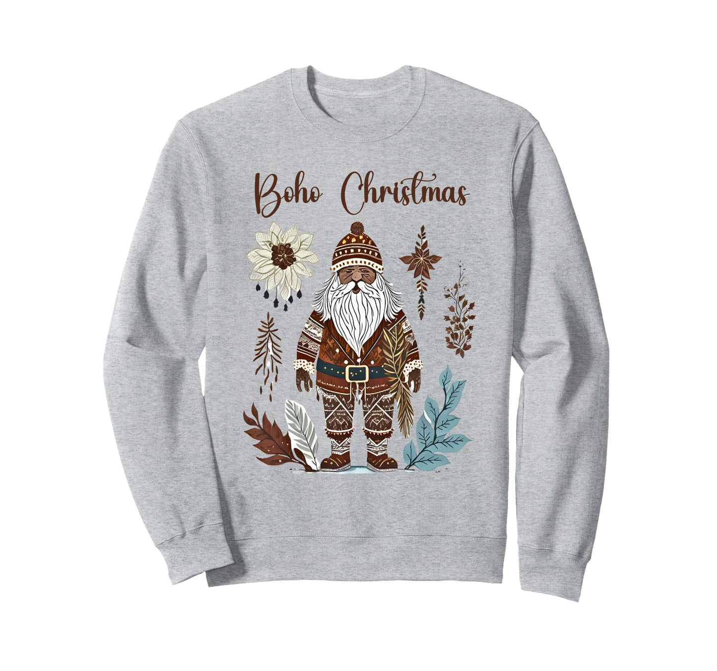 Boho Holiday Decor Sweatshirt - Casual Everyday Wear for Adults - T-Shirt, Sweatshirt, Hoodie