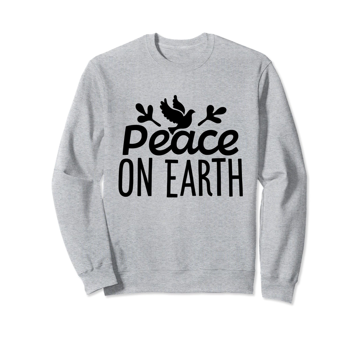 Peace Love Earth Dove Sweatshirt - Trendy Graphic Unisex - T-Shirt, Sweatshirt, Hoodie