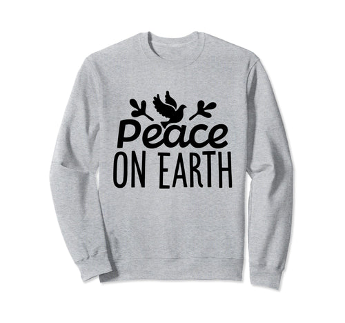 Peace Love Earth Dove Sweatshirt - Trendy Graphic Unisex - T-Shirt, Sweatshirt, Hoodie