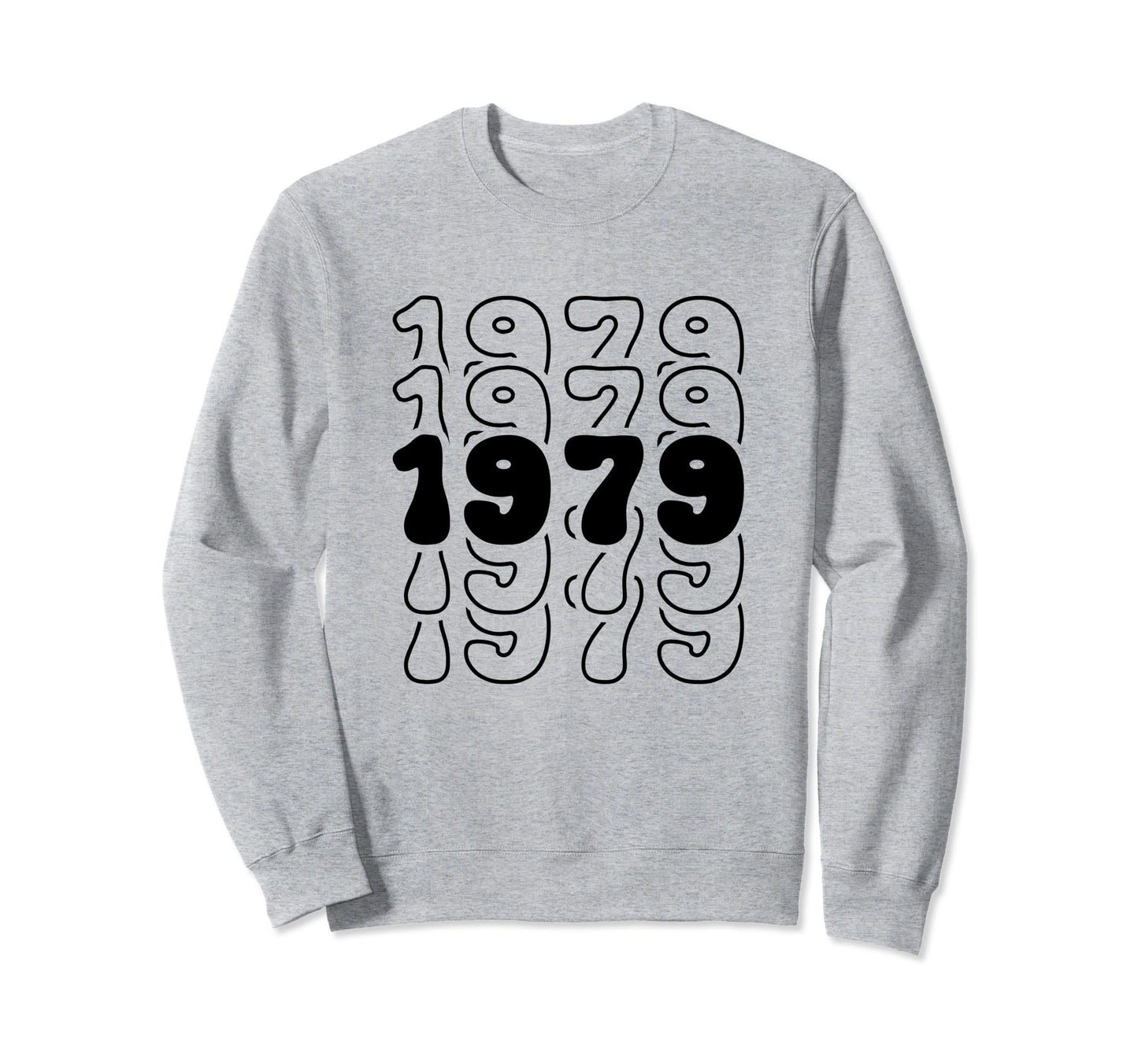 45 Year Old Groovy 45Th Sweatshirt - Fun Novelty Design for Adults - T-Shirt, Sweatshirt, Hoodie