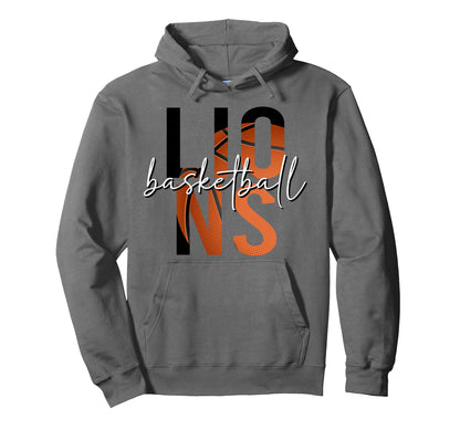Lions Basketball Mom Game Day Lion Pride Hoodie - Aesthetic Graphic Unisex - T-Shirt, Sweatshirt, Hoodie