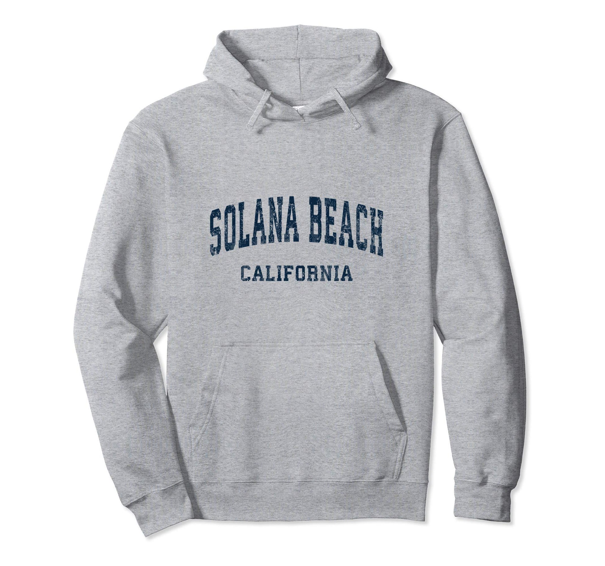 Solana Beach California Ca Varsity Hoodie - Fun Novelty Design for Adults - T-Shirt, Sweatshirt, Hoodie