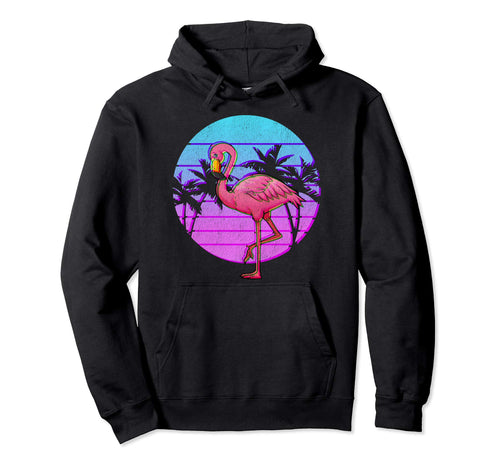 Flamingo Japanese Otaku Grunge Aesthetic Hoodie - Trendy Graphic Men Women - T-Shirt, Sweatshirt, Hoodie