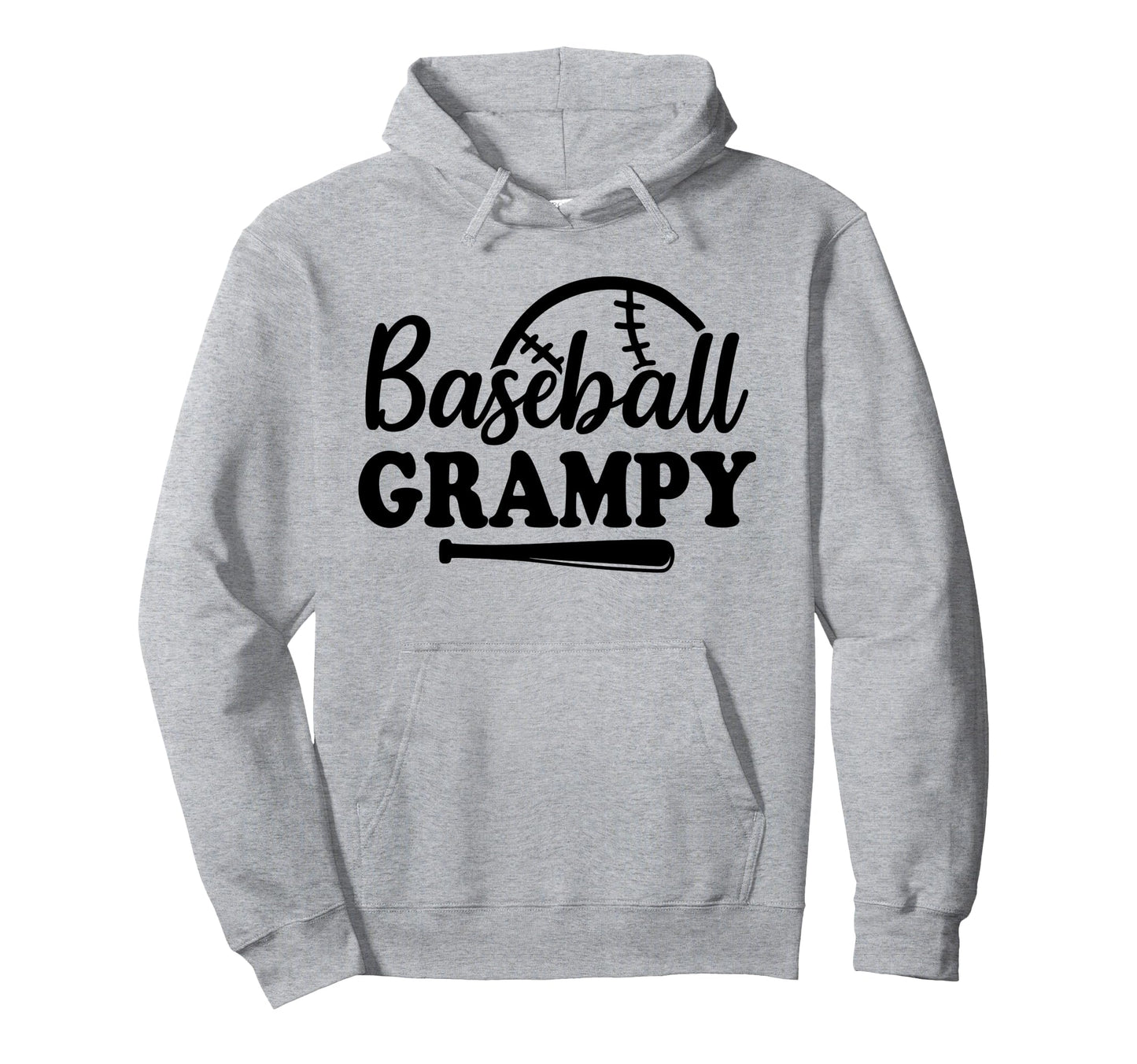 Baseball Grampy Baseball Player Hoodie - Graphic Print Unisex - T-Shirt, Sweatshirt, Hoodie