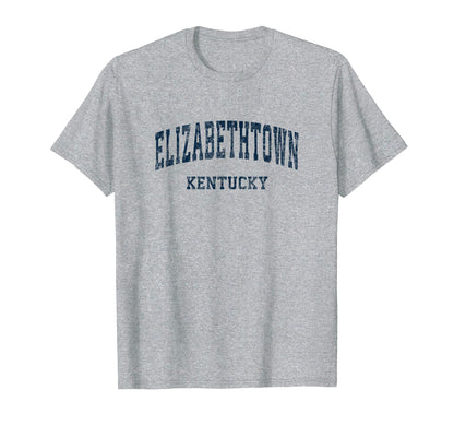 Elizabethtown Kentucky Ky Varsity T-Shirt - Aesthetic Graphic for Adults - T-Shirt, Sweatshirt, Hoodie