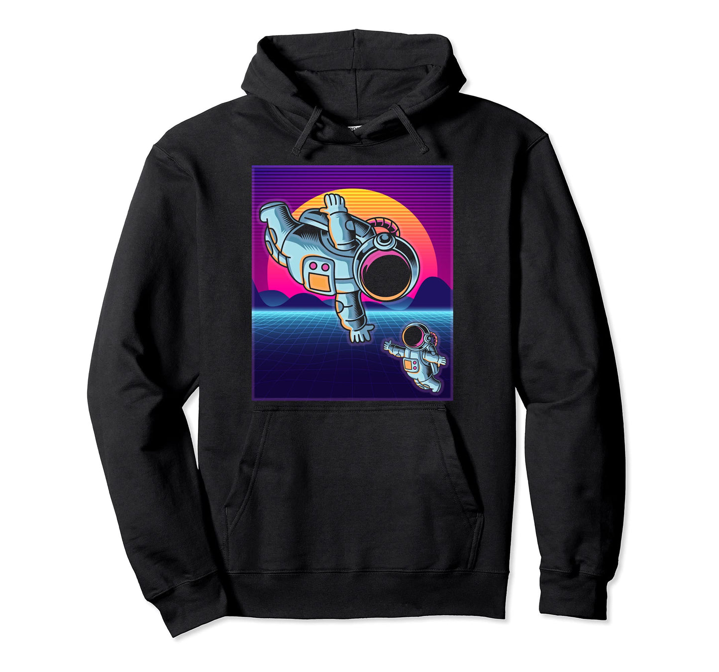 Space Vaporwave 80S Art Aesthetics Hoodie - Trendy Graphic for Adults - T-Shirt, Sweatshirt, Hoodie
