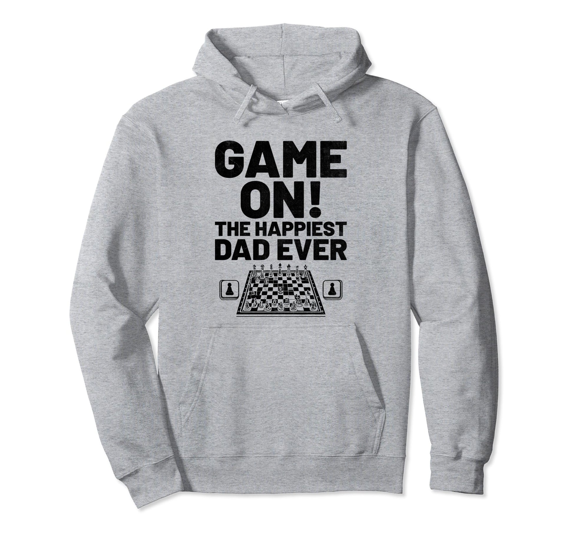 Game Happiest Dad Ever Board Game Hoodie - Minimalist Print for Adults - T-Shirt, Sweatshirt, Hoodie