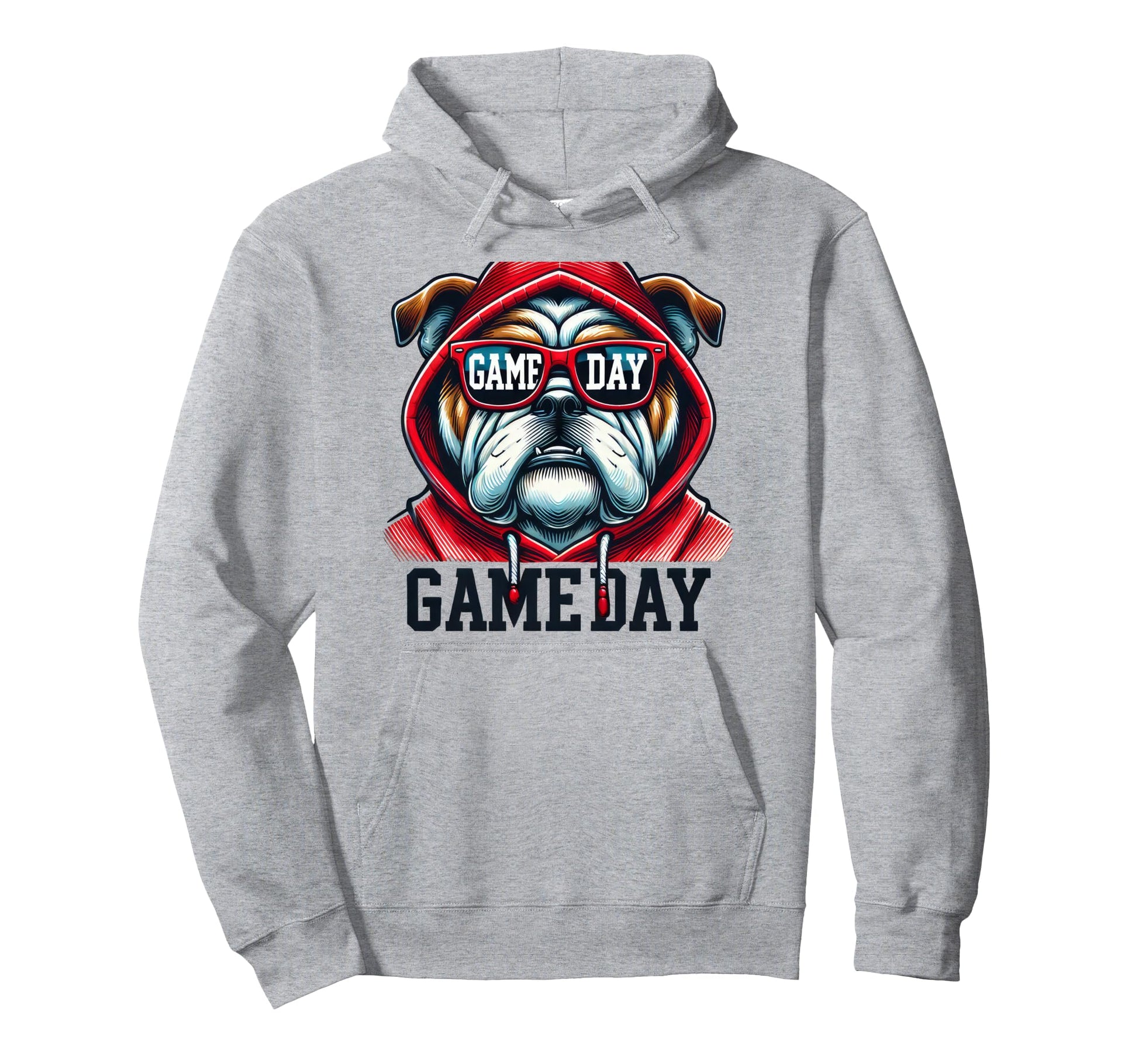 Personalized Bulldog Dog Lover Game Day Hoodie - Novelty Apparel Men Women - T-Shirt, Sweatshirt, Hoodie