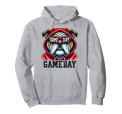 Personalized Bulldog Dog Lover Game Day Hoodie - Novelty Apparel Men Women - T-Shirt, Sweatshirt, Hoodie