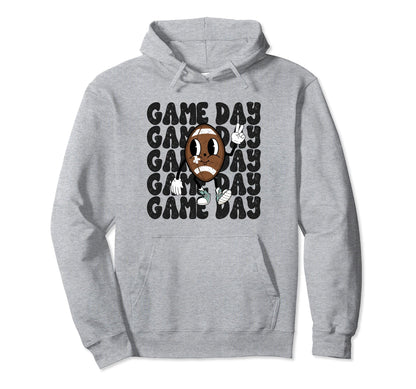Football Game Day Funny Football Mom Hoodie - Graphic Print for Adults - T-Shirt, Sweatshirt, Hoodie