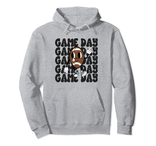 Football Game Day Funny Football Mom Hoodie - Graphic Print for Adults - T-Shirt, Sweatshirt, Hoodie
