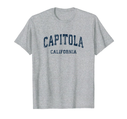 Capitola California Ca Varsity T-Shirt - Minimalist Print for Adults - T-Shirt, Sweatshirt, Hoodie