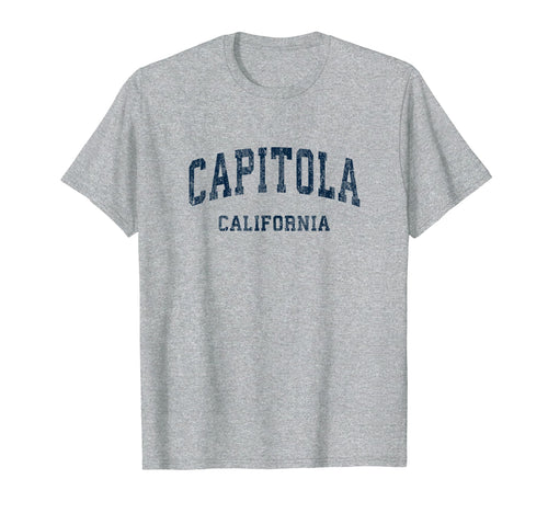 Capitola California Ca Varsity T-Shirt - Minimalist Print for Adults - T-Shirt, Sweatshirt, Hoodie