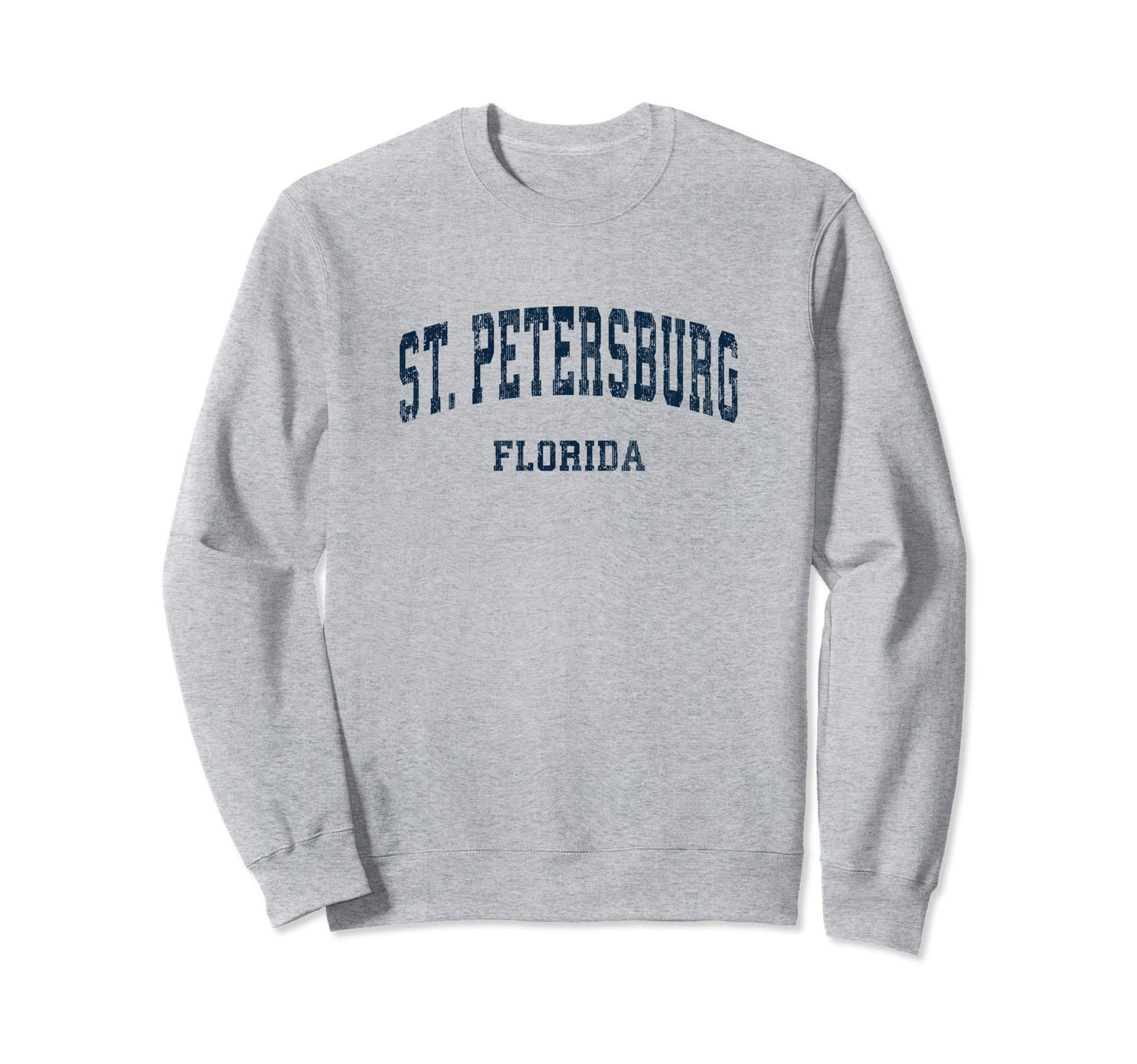 St Petersburg Florida Fl Varsity Sweatshirt - Minimalist Print Unisex - T-Shirt, Sweatshirt, Hoodie