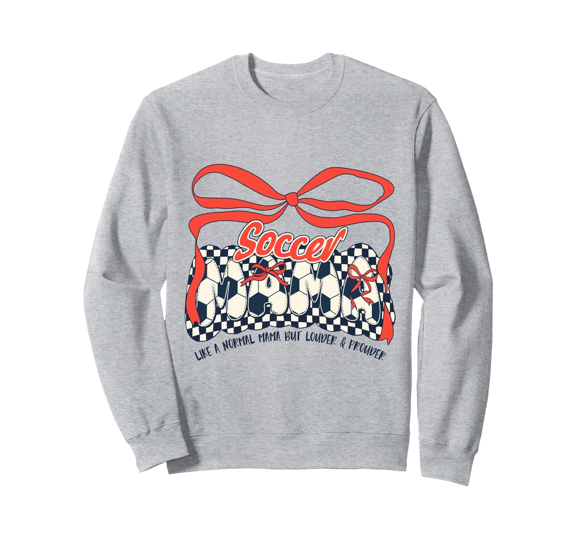 Soccer Mom Game Day Checkered Sweatshirt - Unique Graphic for Adults - T-Shirt, Sweatshirt, Hoodie