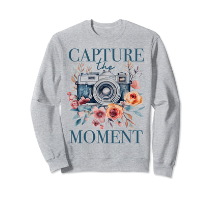 Photographer Capture Moment Sweatshirt - Custom Art Print for Adults - T-Shirt, Sweatshirt, Hoodie