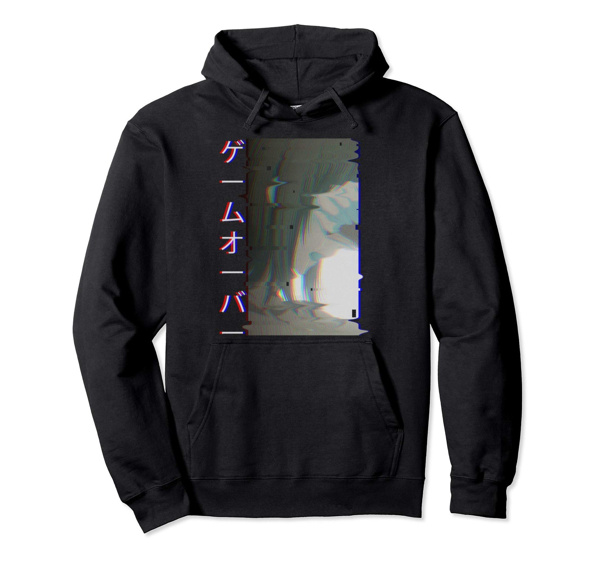 Sad Anime Game Over Aesthetic Hoodie - Aesthetic Graphic Men Women - T-Shirt, Sweatshirt, Hoodie