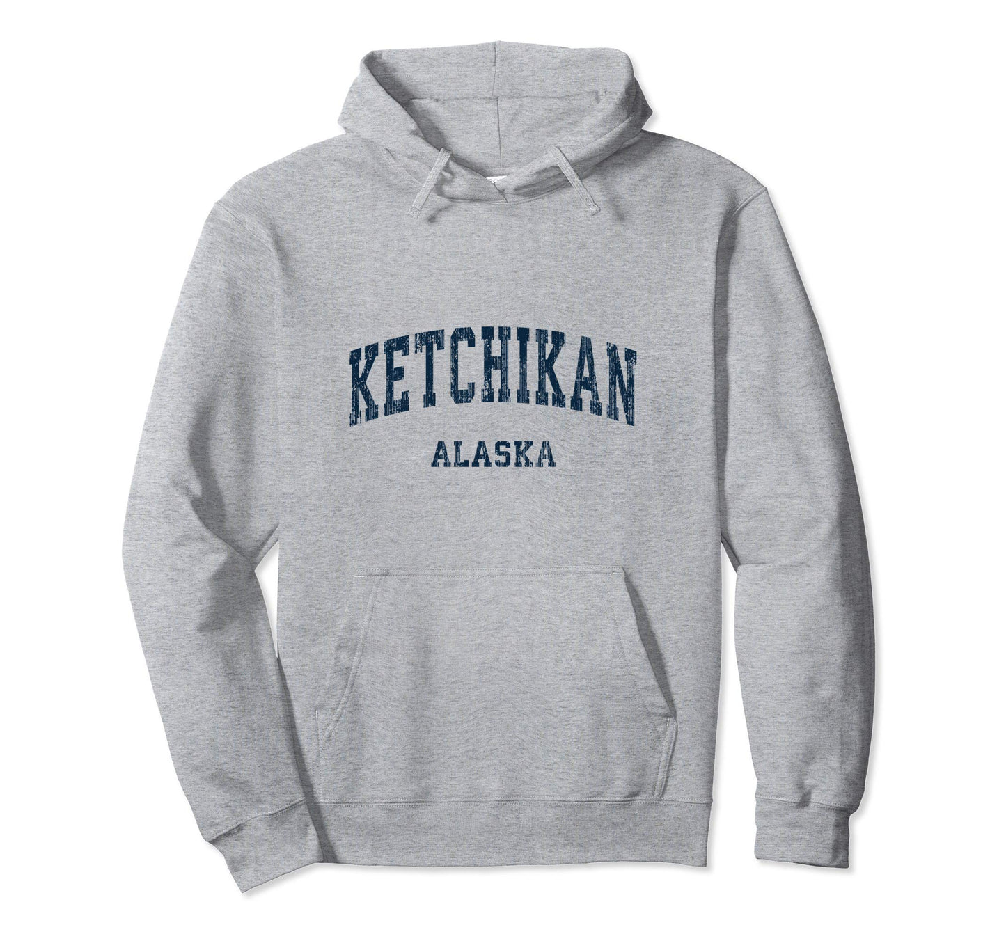 Ketchikan Alaska Ak Varsity Sports Hoodie - Casual Everyday Wear Unisex - T-Shirt, Sweatshirt, Hoodie