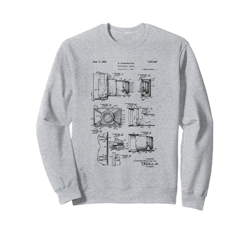 Camera Photographic Patent 1927 Sweatshirt - Aesthetic Graphic Men Women - T-Shirt, Sweatshirt, Hoodie
