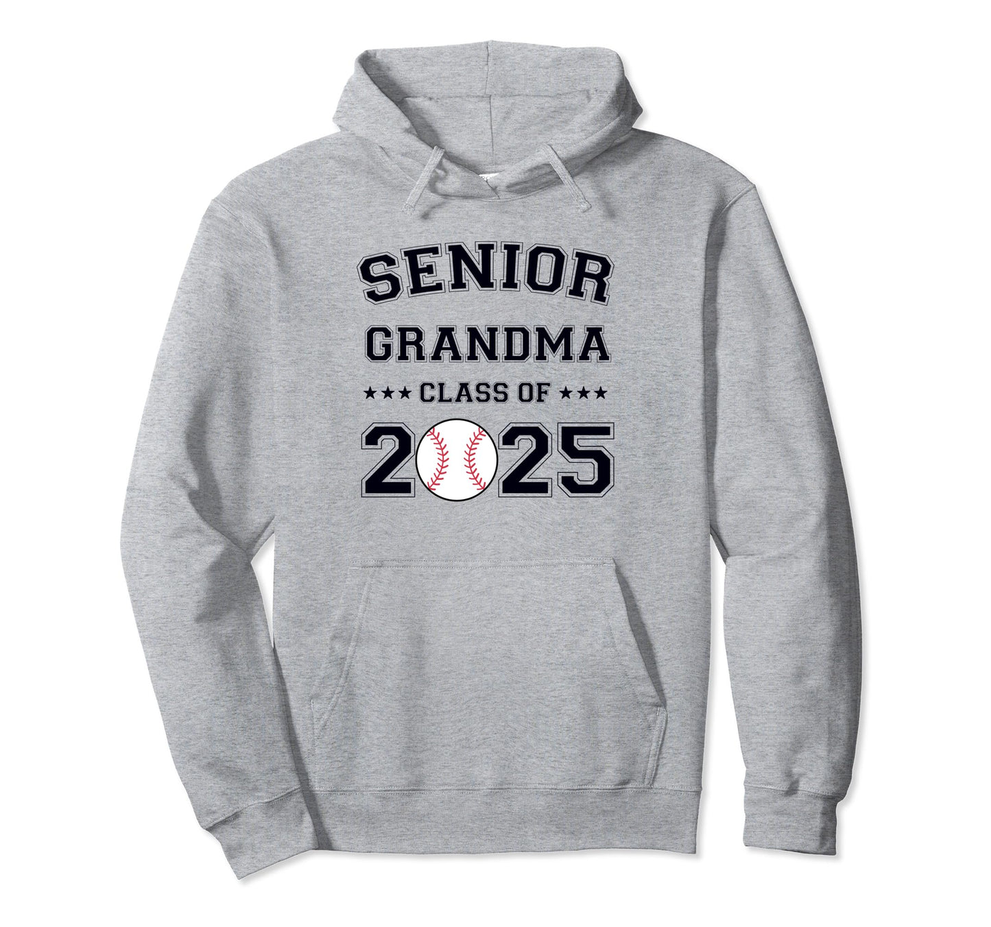 Class 2025 Baseball Grandma Senior Hoodie - Trendy Graphic for Adults - T-Shirt, Sweatshirt, Hoodie