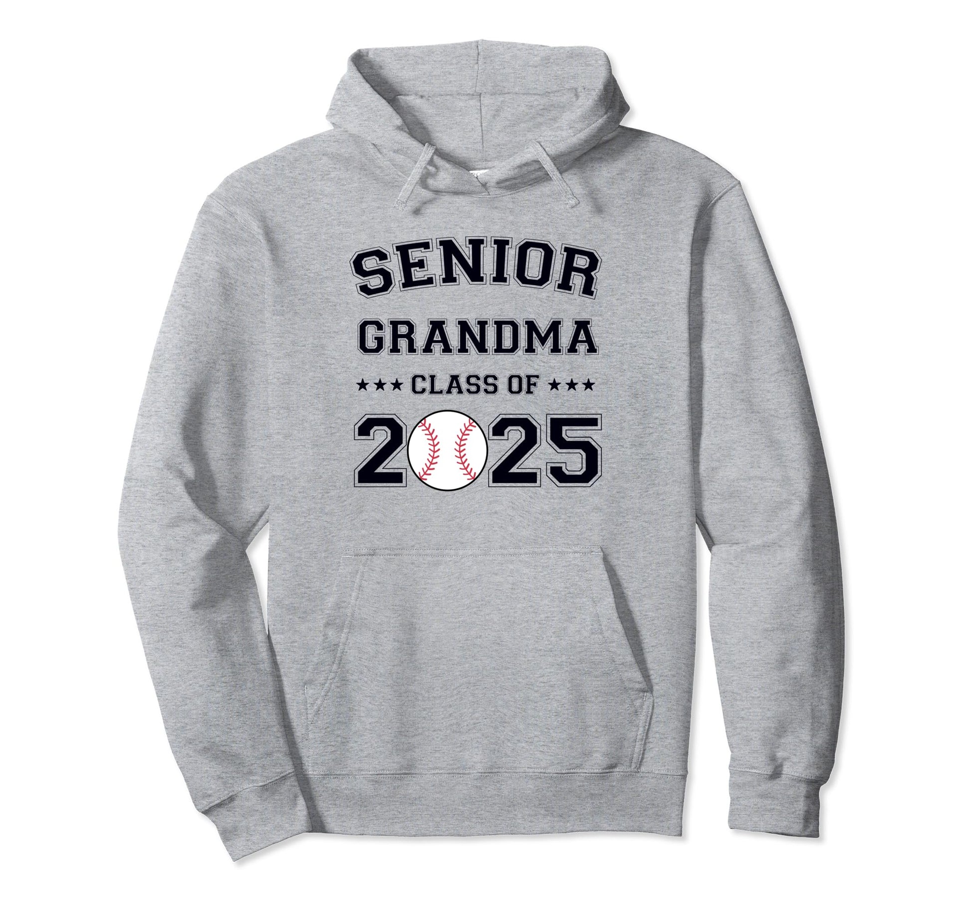 Class 2025 Baseball Grandma Senior Hoodie - Trendy Graphic for Adults - T-Shirt, Sweatshirt, Hoodie