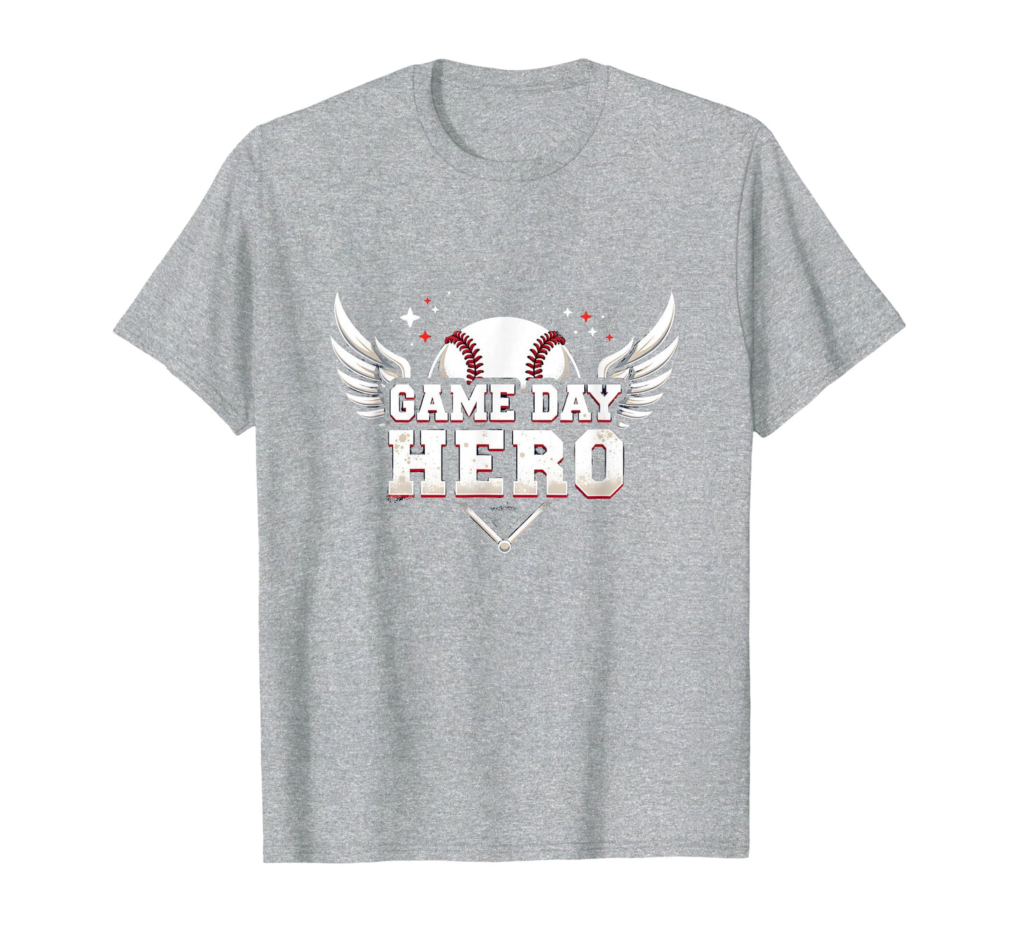 Baseball Dad Game Day Hero Proud Father T-Shirt - Novelty Apparel Unisex - T-Shirt, Sweatshirt, Hoodie