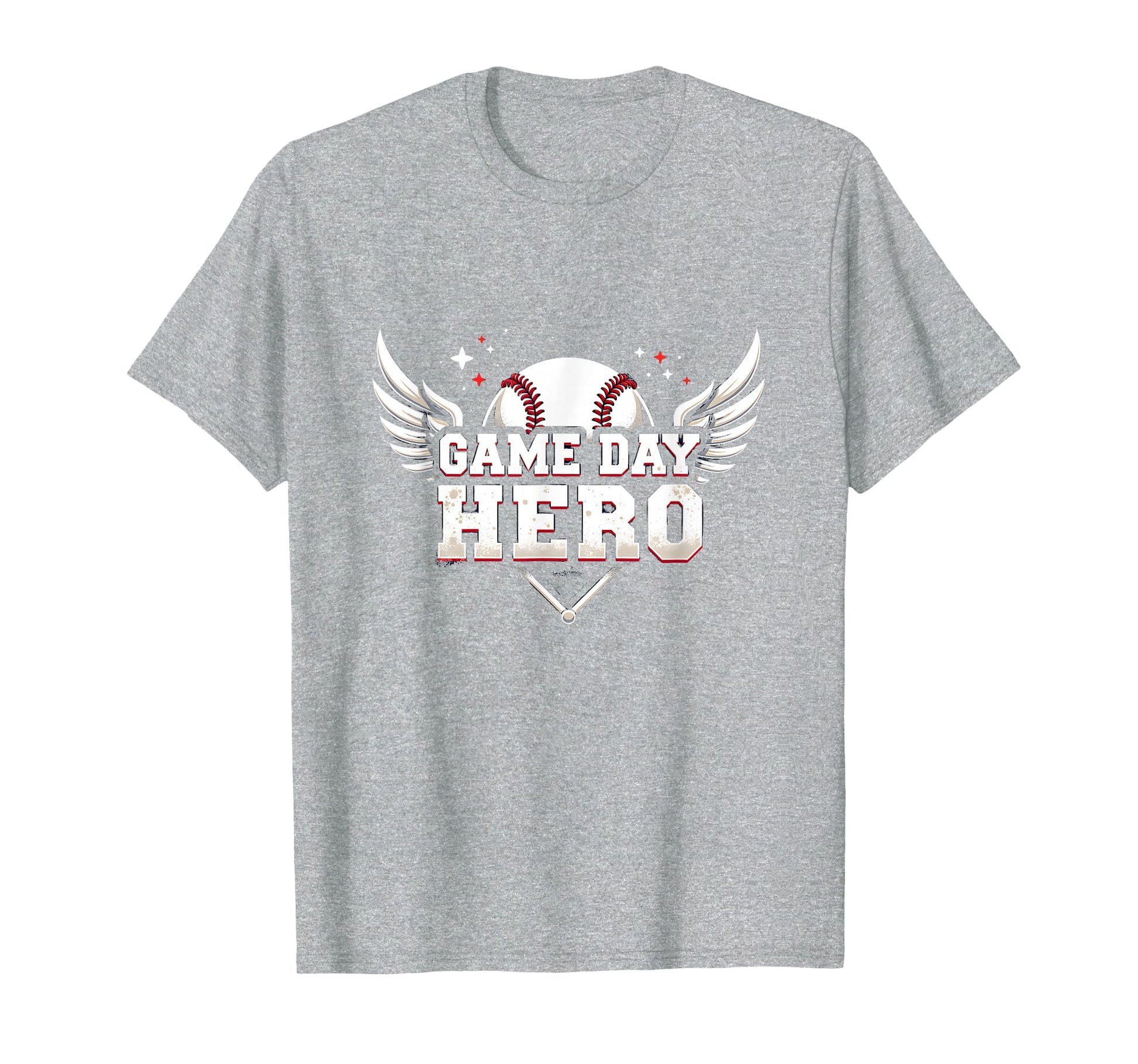 Baseball Dad Game Day Hero Proud T-Shirt - Aesthetic Graphic for Adults - T-Shirt, Sweatshirt, Hoodie